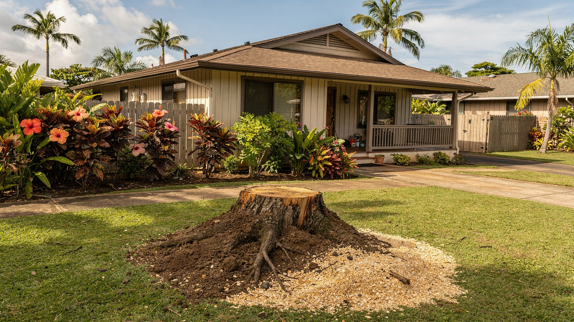 Stump Grinding & Removal in Honolulu